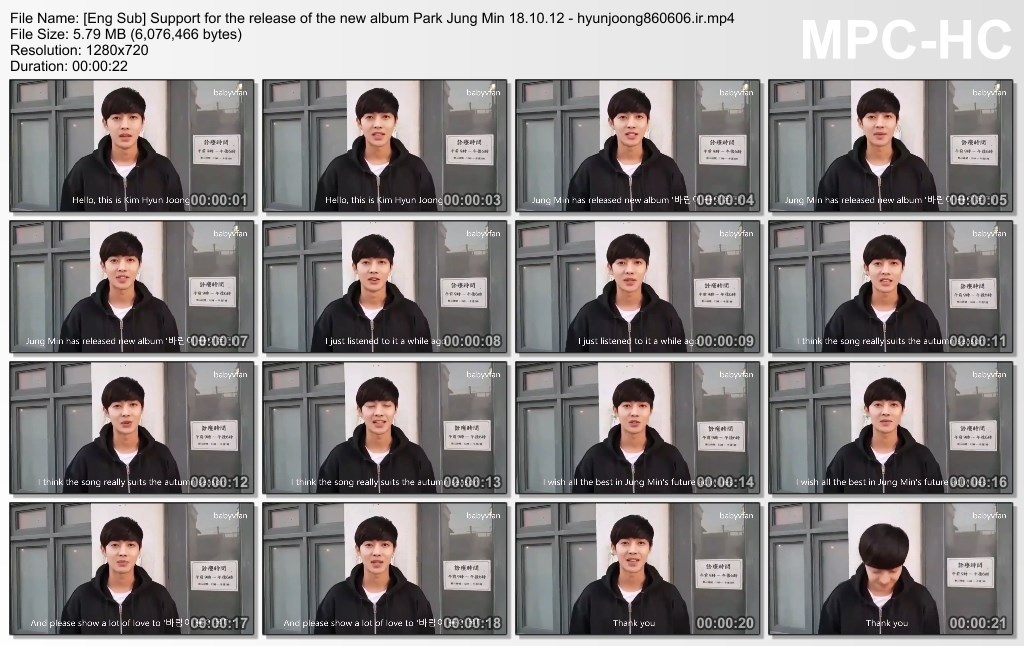 Eng Sub] Support for the release of the new album Park Jung Min 18.10.12 - hyunjoong860606.ir]